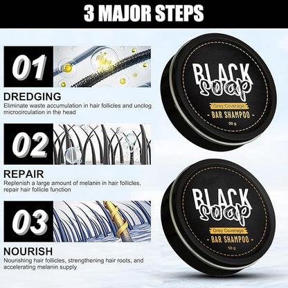 DarkBloom – Shampoo Sólido Restaurador Anticanas