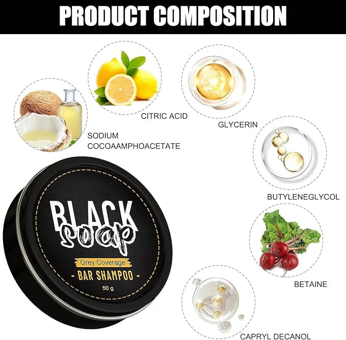 DarkBloom – Shampoo Sólido Restaurador Anticanas